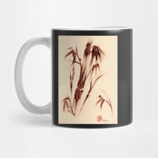 Old Friends - Sumie Ladybug & Bamboo Painting Mug